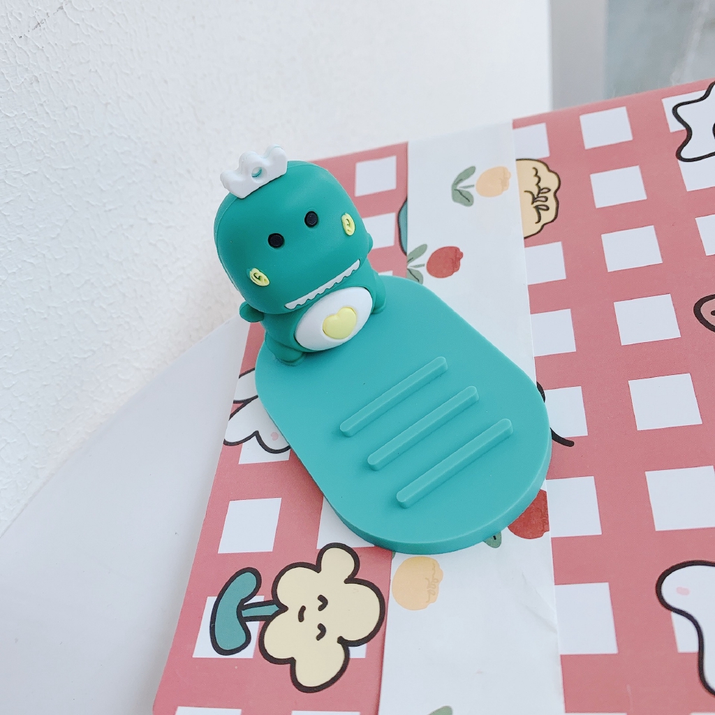 【YUKV】Cute Girl Lazy Mobile Phone Bracket Cartoon Desktop Car Multi-function Adjustable