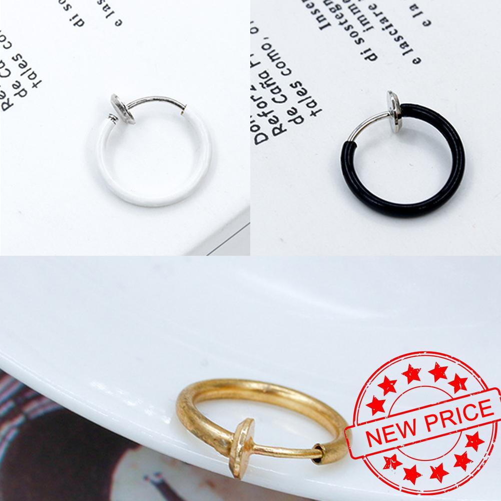 Khuyên Kẹp Vành Tai Không Cần Bấm Lỗ Tùy Chọn Màu Sắc Y2K6