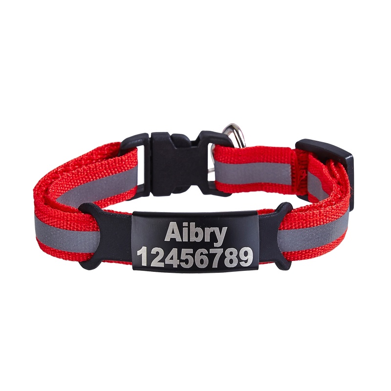 Vòng Cổ Nylon Tùy Chỉnh Gắn Chuông Hình Mèo Cá Tính An Toàn Cho Mèo Cưng