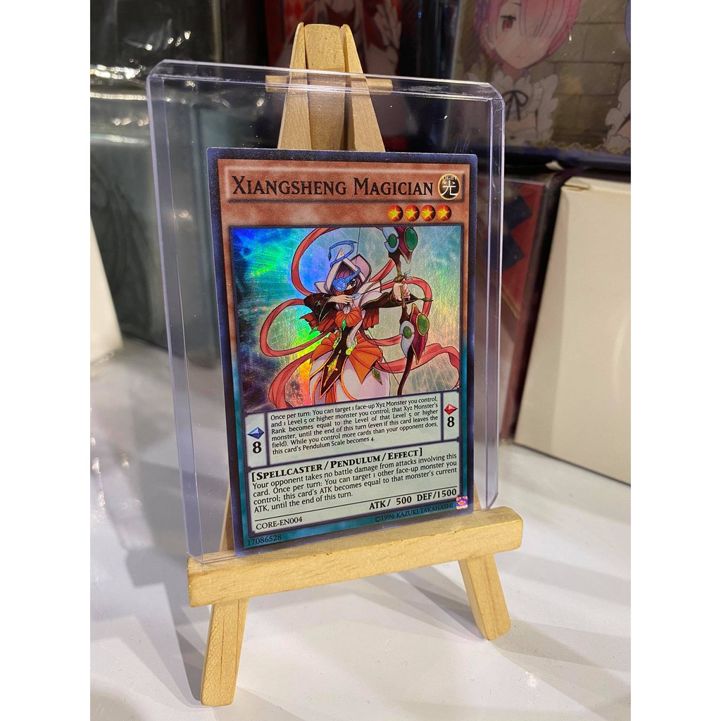 Lá bài thẻ bài Yugioh Xiangsheng Magician – Super Rare - Tặng bọc bài nhựa bảo quản