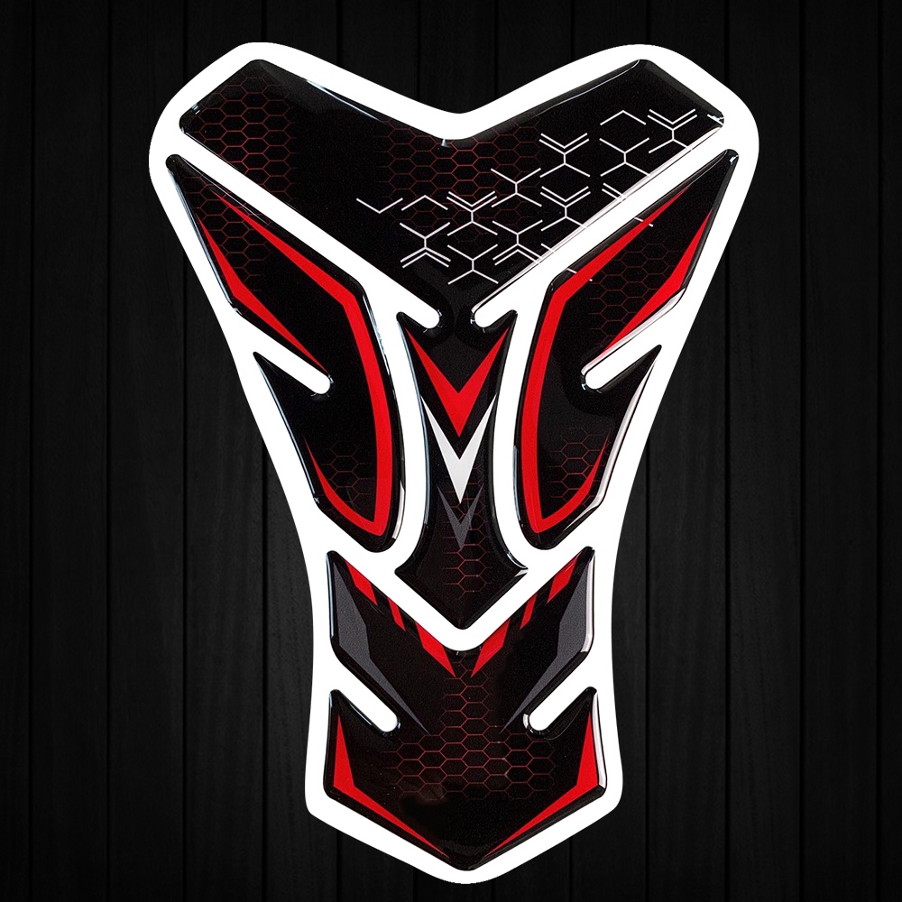 Sợi carbon 5D Xe máy Phổ quát Đề can nắp thùng nhiên liệu Hình dán nắp xăng Hình dán cơ thể