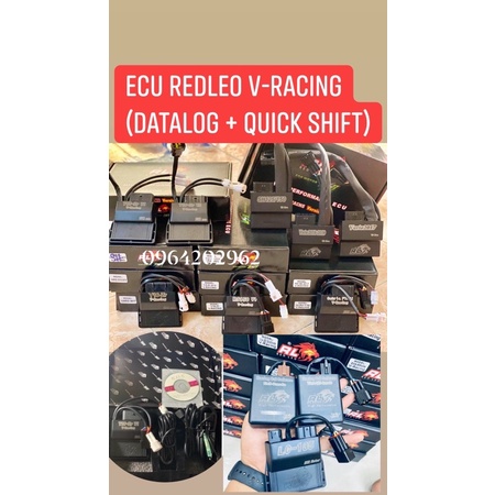 ECU REDLEO V-RACING LẮP EX 150(2015-2018), EX150 2019, EX 155 VVA (Tích Hợp Datalog + Quick Shift)
