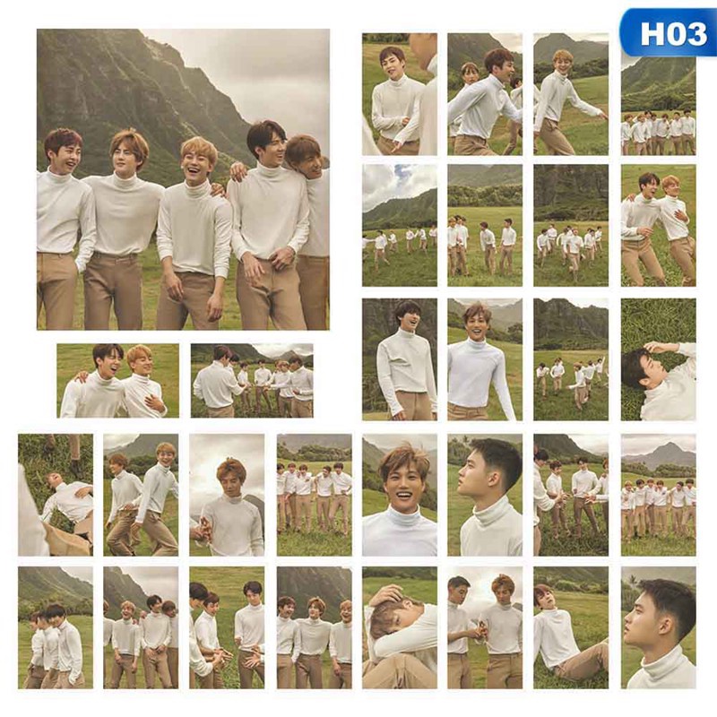 Hộp Album Ảnh Lomo Card Nhóm Nhạc EXO-SC