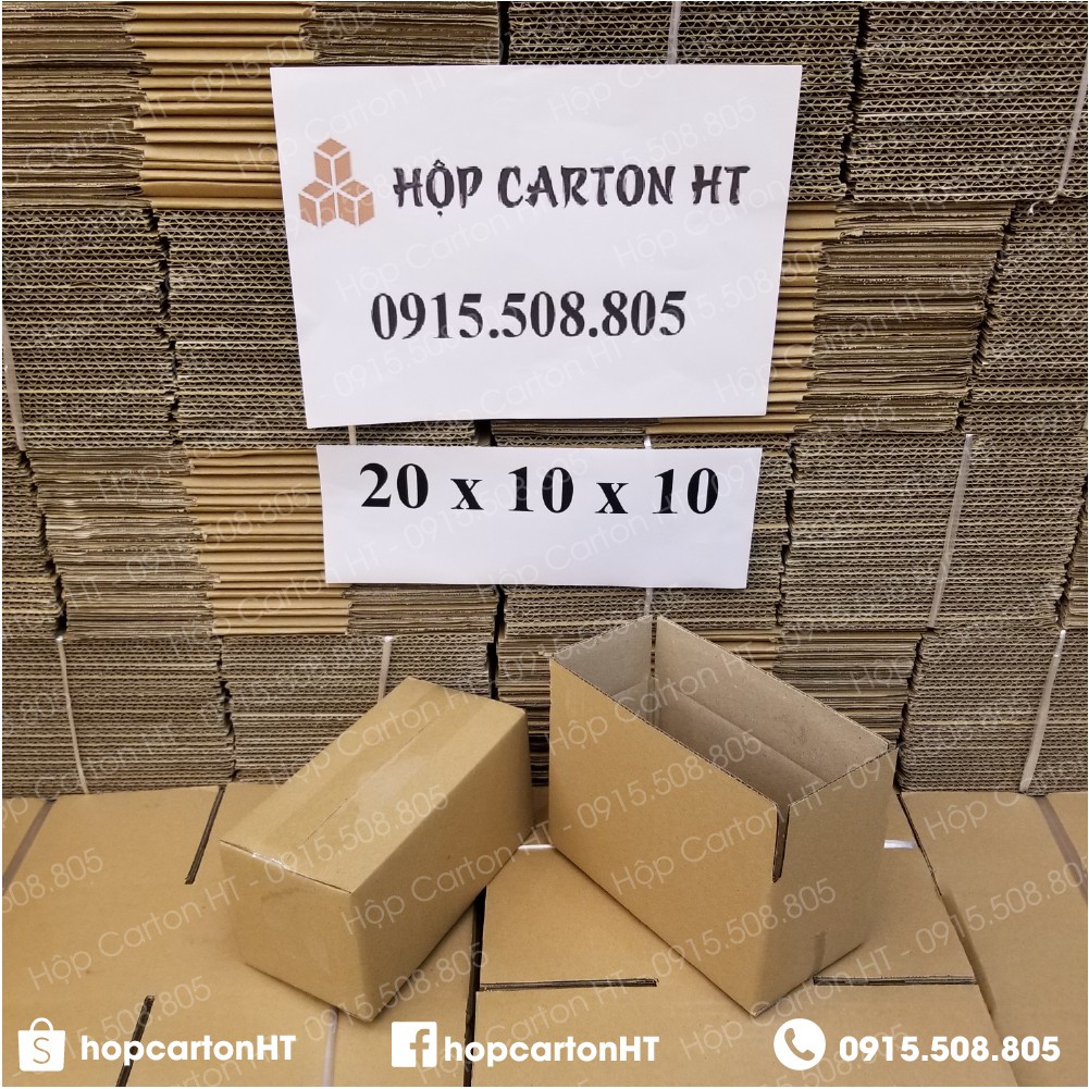 20x10x10 Hộp carton đóng hàng