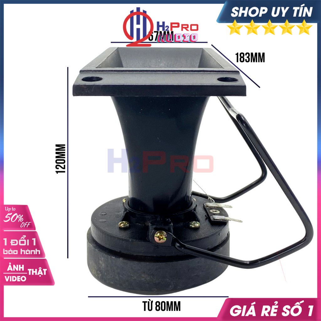 Đôi Loa Treble Rời, Loa Siêu Tép T10 200W Chính Hãng (2 Chiếc), Tiếng Treble Sáng, Nghe Hay,H2Pro Hàn Sẵn Tụ-H2Pro Audio