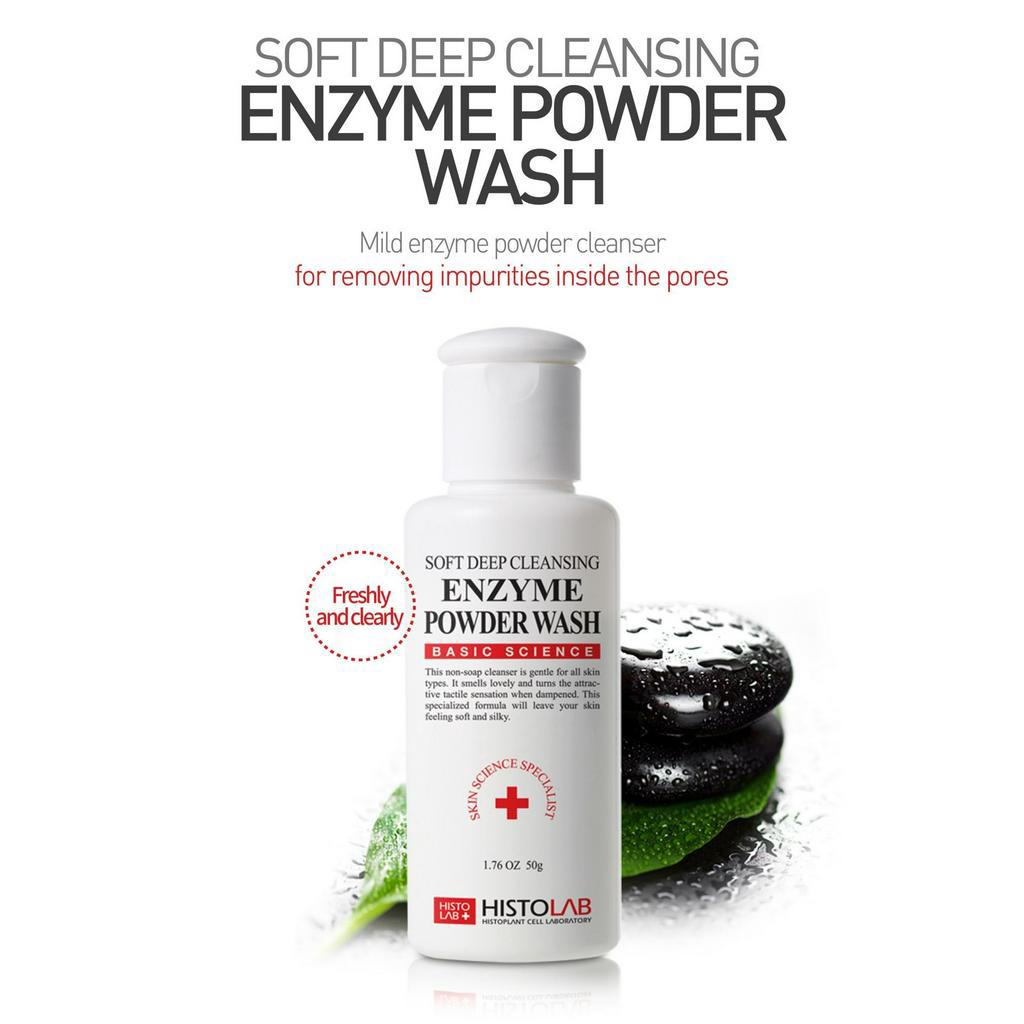 Sữa Rửa Mặt Tẩy Tế Bào Chết Dạng Bột HISTOLAB Enzyme Powder Wash 50g - Giúp Làm Sạch và Tẩy Tế Bào Chết Cho Da
