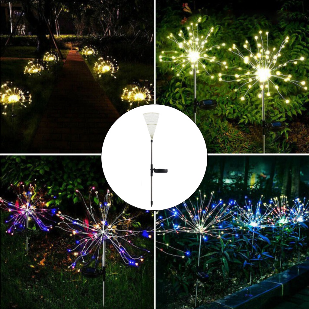 Đèn LED năng lượng mặt trời hình pháo hoa
