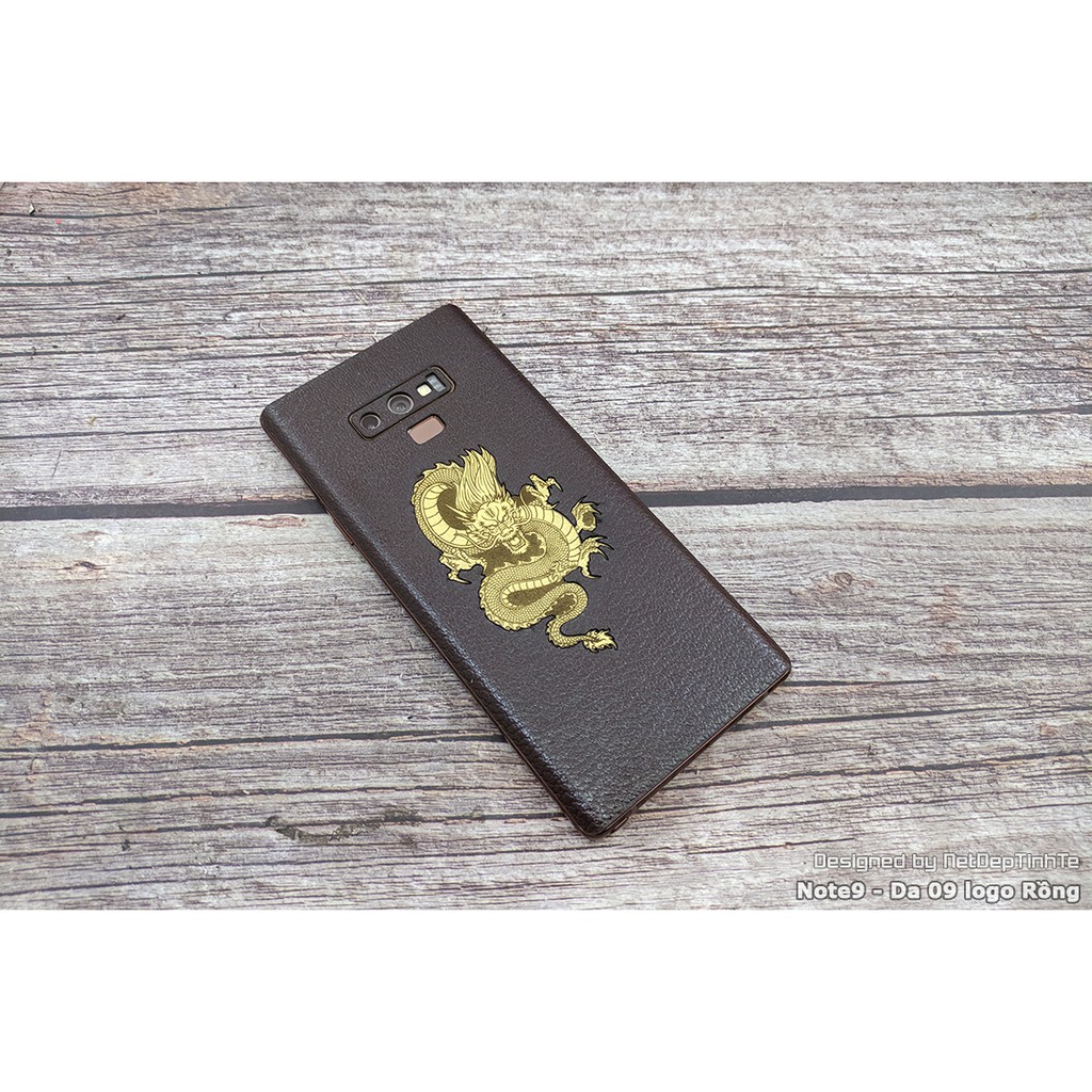 Miếng dán skin da Samsung Note 9 - Ghép Rồng - D9