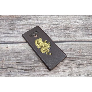 Miếng dán skin da Samsung Note 9 - Ghép Rồng - D9