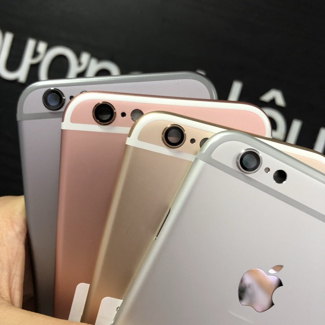 Vỏ iphone 6splus mới, đẹp như zin, full màu, đã khắc sẵn font chữ zin máy, ráp vô máy khít đẹp