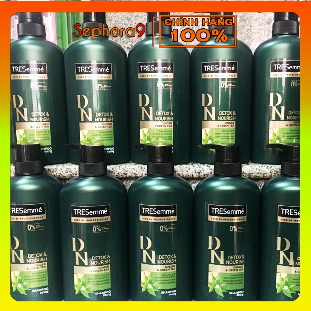 Dầu gội xả chiết xuất gừng và trà xanh Tresemme Detox‎ Nourish Thái Lan