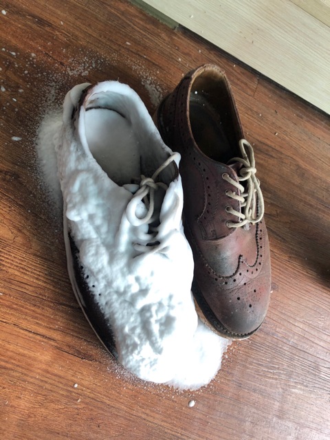Combo xịt bọt tuyết nano vệ sinh giày
