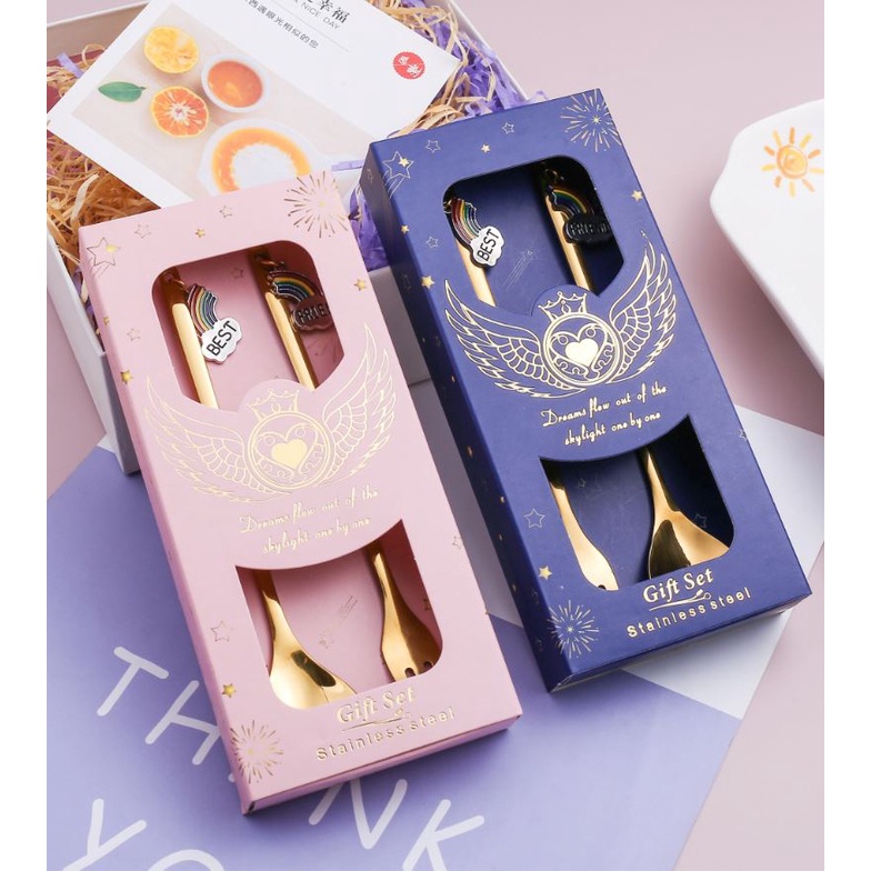 Bộ Muỗng Dĩa BEST FRIENDS siêu đáng yêu Z12