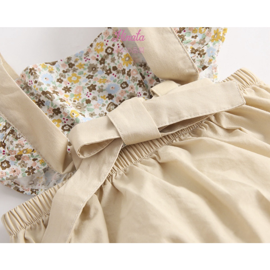 Set romper mùa xuân siêu dễ thương cho bé gái HINATA - BF49