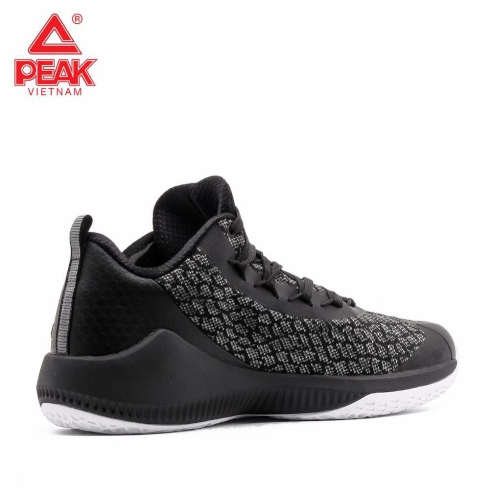 [Đỉnh Cao] Giày bóng rổ PEAK Basketball Snake NET E92061A – Đen BH 2 Năm 2020 TỐT . . 🎁 .. new 👟 new .