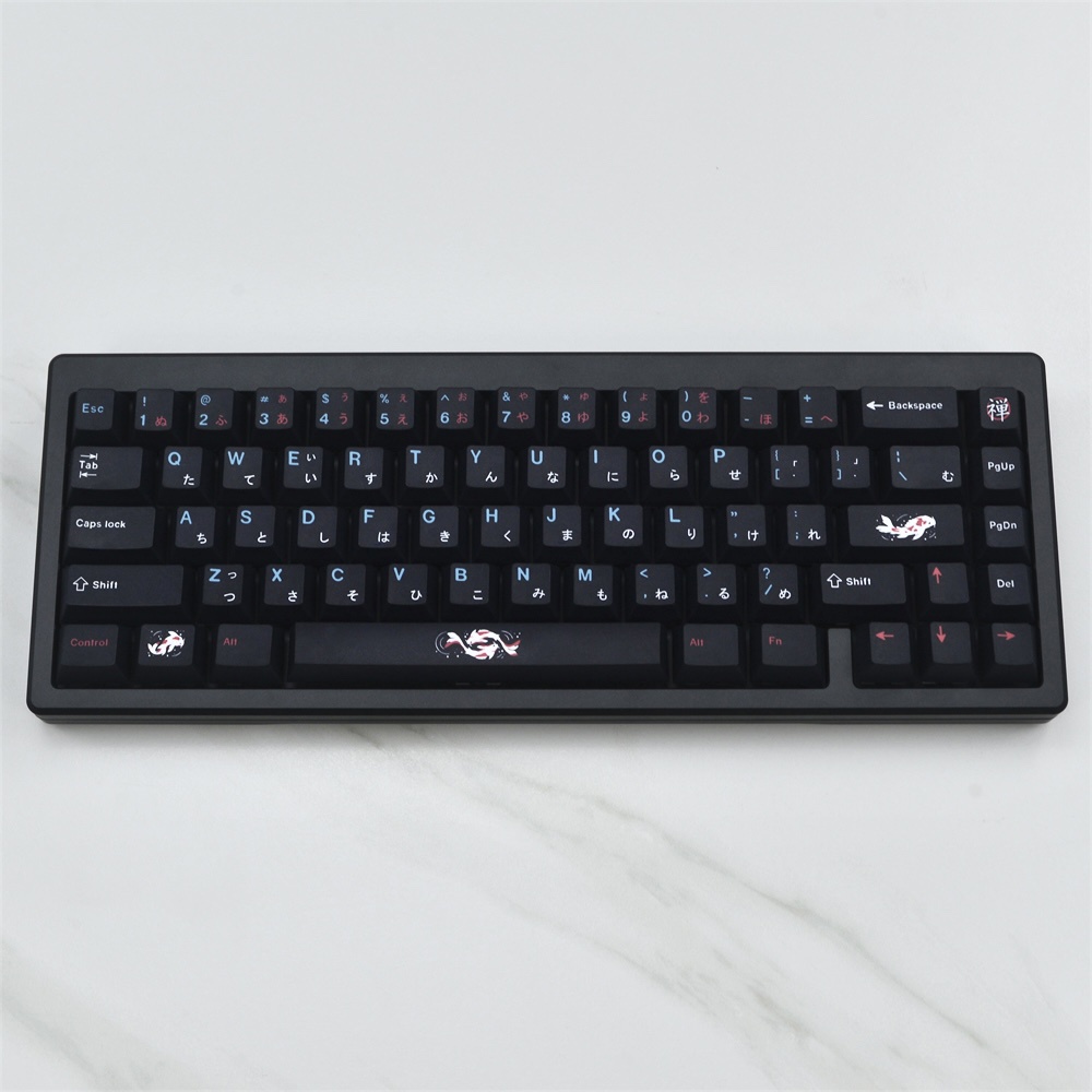 129 Phím zenpond Keycap Cherry Profile PBT DYE-SUB Bàn phím cơ học Keycaps