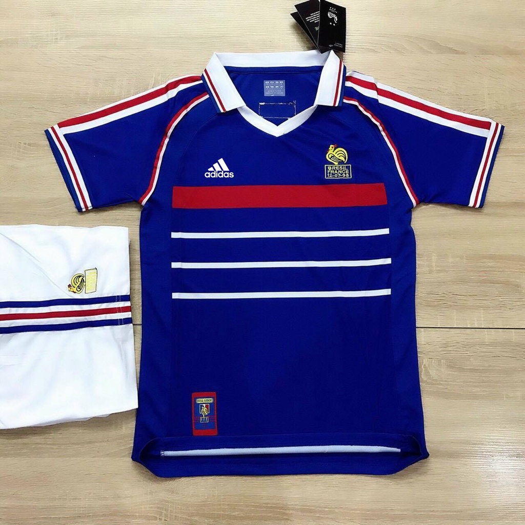 Áo bóng đá Đội Tuyển Pháp -MẪU Vải Polyeste Siêu Thoáng-Siêu Bền