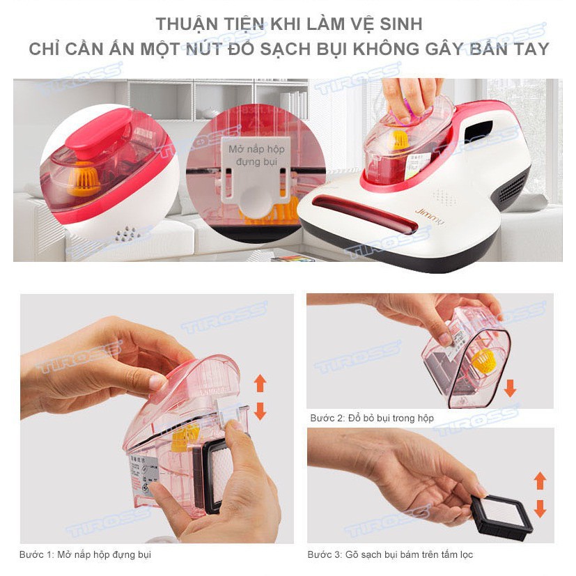 Máy hút bụi giường, sofa Tiross TS9302 chính hãng | BigBuy360 - bigbuy360.vn