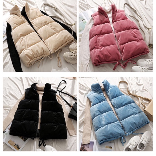 Áo khoác gilê -kèm ảnh thật( oder 3-5hom Quảng Châu ) Mã 406