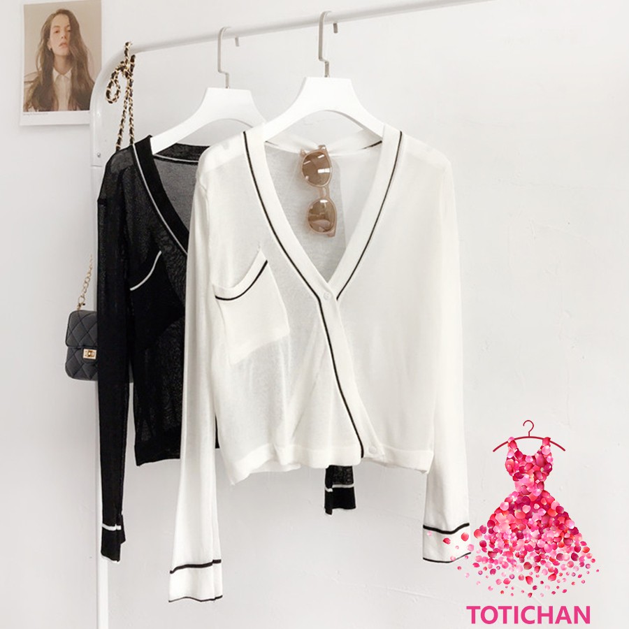Áo khoác nữ cardigan len  TOTICHAN  AK06 | BigBuy360 - bigbuy360.vn
