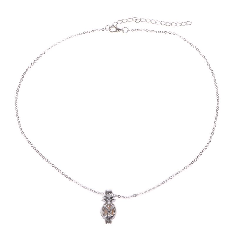 Whi Vòng cổ Hạt Ngọc Trai Tự Nhiên Hình Quả Dứa Tình Yêu Quả Dứa Nước Ngọt Dành Cho