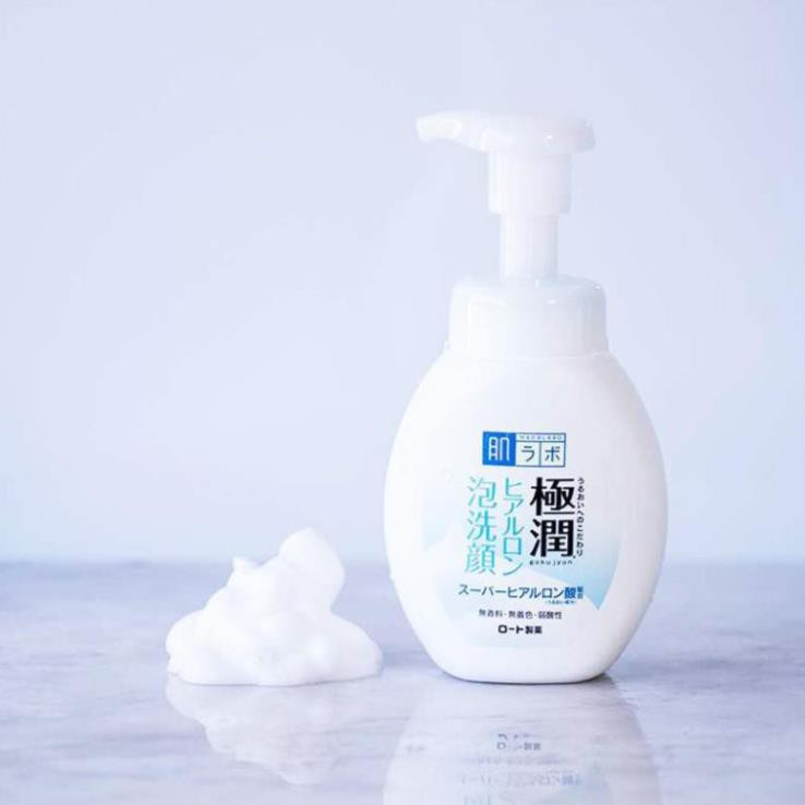 [Nội Địa Nhật] Sữa Rửa Mặt Tạo Bọt Hada Labo 160ml ( Màu Xanh, Trắng )