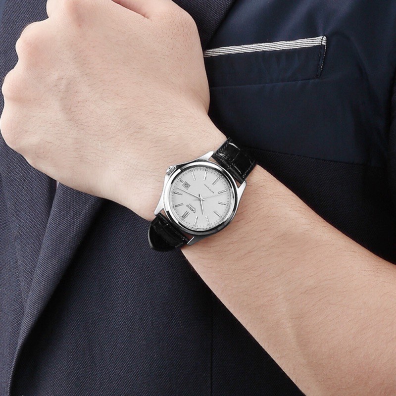 Đồng hồ nam dây da Casio chính hãng Anh Khuê MTP-1183E-7ADF