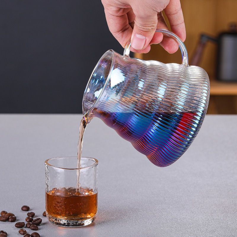Bình thủy tinh pha Drip cà phê V60 và Phễu pha cà phê thủy tinh giá gỗ dùng giấy lọc