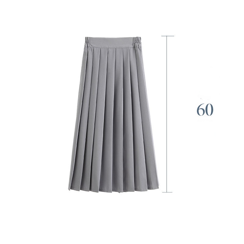 Chân váy xếp ly chữ lưng cao thời trang thanh lịch cho nữ