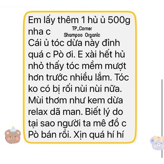 Ủ Tóc Sữa Dừa - Kem Xả (Coconut Milk Hair Mask) ZOE BEAUTÉ