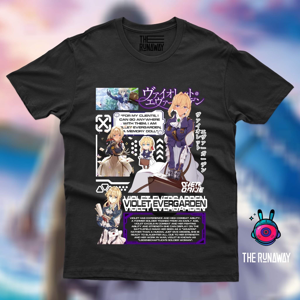 Áo phông Otaku Waifu: Violet Evergraden Maximum Style 100% cotton cho Nam / Nữ by The Runaway