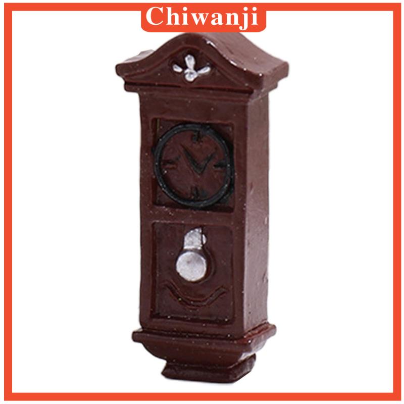 [Chiwanji] Đồng Hồ Mini Cho Nhà Búp Bê Diorama