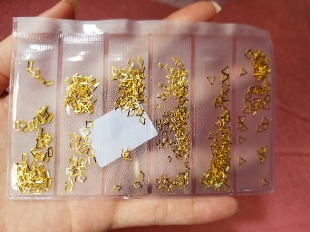 Sticker dán móng tay thiết kế mạ