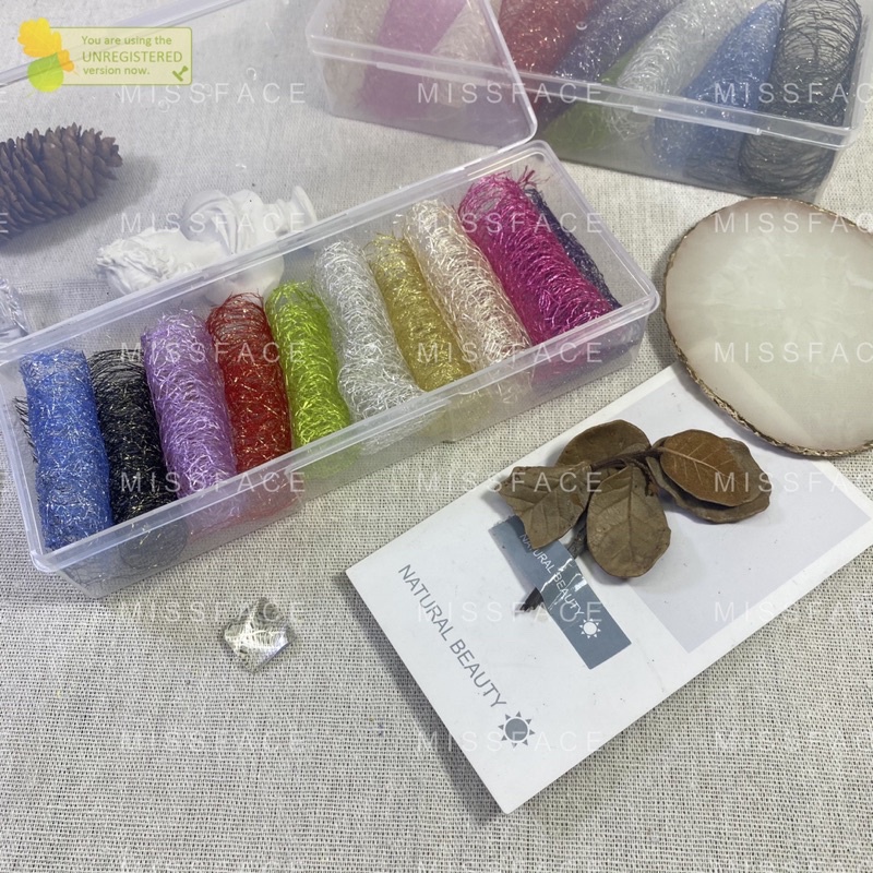 Set ren ẩn nail - ren ẩm nail mix 10 màu