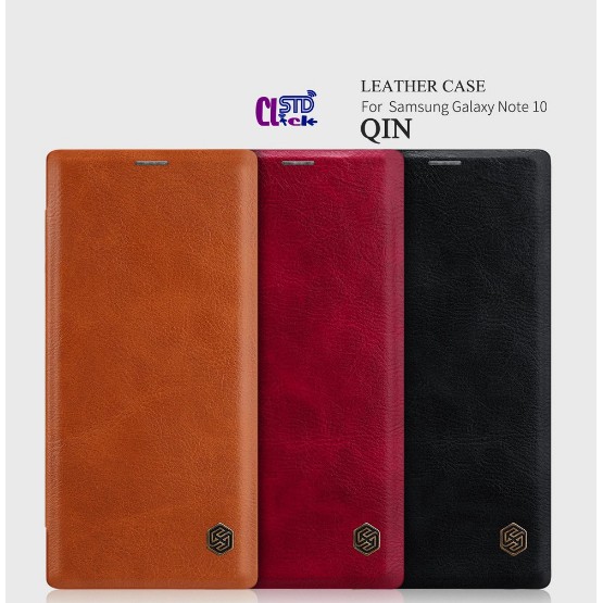 Bao da Samsung Galaxy Note 10/ Note 10 Plus hiệu Nillkin Qin
