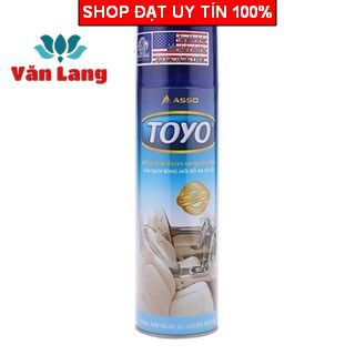Chai xịt bóng Toyo Thái Lan 500ml, bình xịt bóng da, gỗ, nội thất ô tô - Chính Hãng