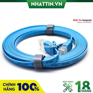 Dây cáp mang bấm sẵn cat 6 utp dtech 1.8m