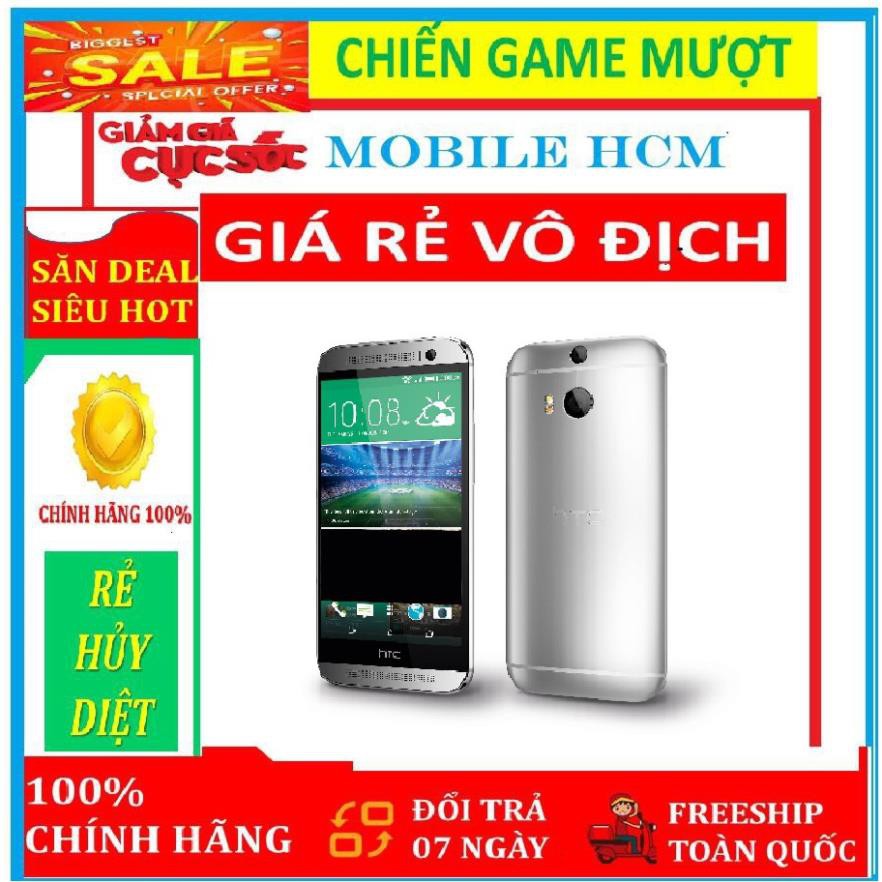 [ RẺ VÔ ĐỊCH ] " Điện thoại " HTC One M8 . Ram 2Gb/32gb . Fullbox Đủ Màu - Chiến Game Nặng mượt