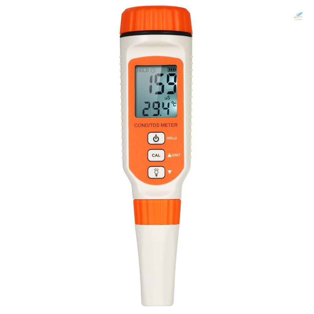 Bút Thử Điện Cảm Biến Thông Minh 3 Trong 1 TDS / COND / Phân Tích Nhiệt Độ Nước Cho Bể Cá