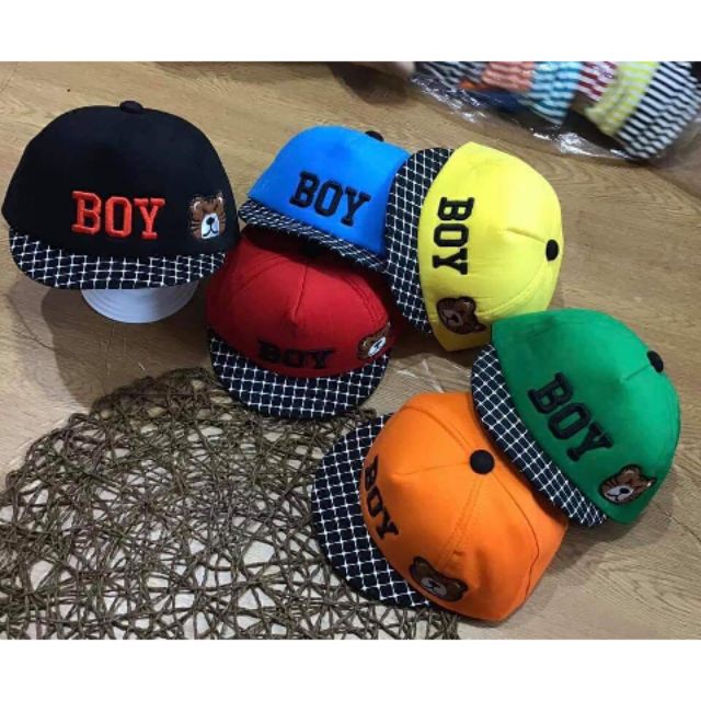 Mũ lưỡi trai hình Gấu Boy cho bé trai