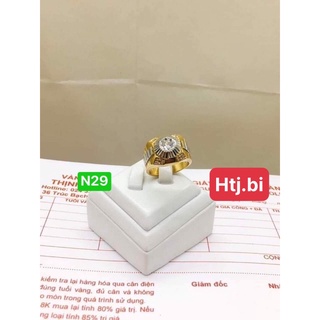 nhẫn nam mạ vàng htj
