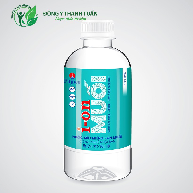 Lốc 3 Chai Nước Súc Miệng Ion Muối Hương Mint Bạc Hà/Hương Biển 300ml