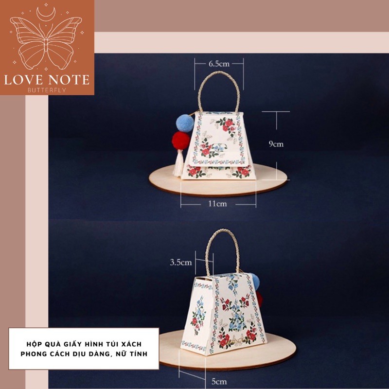 Hộp quà giấy hình túi xách đựng son, trang sức tặng sinh nhật, kỷ niệm, lễ tết, giáng sinh, Valentine | BigBuy360 - bigbuy360.vn