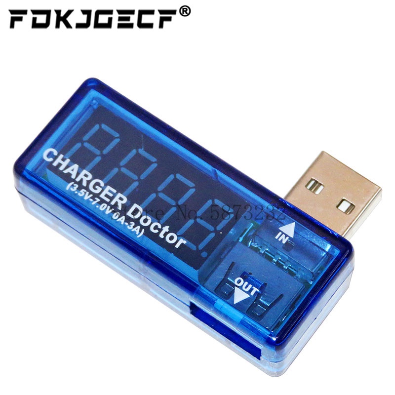 Thiết Bị Đo Dòng Điện Sạc Usb Kỹ Thuật Số Mini