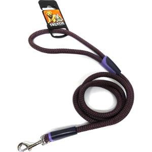 TRUSTIE  DOG LEASH - ROPE (PURPLE) (MEDIUM)