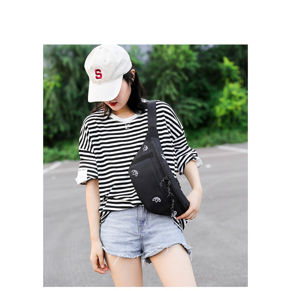 Túi đeo chéo nam nữ adidas logo 3 lá mẫu mới 2020