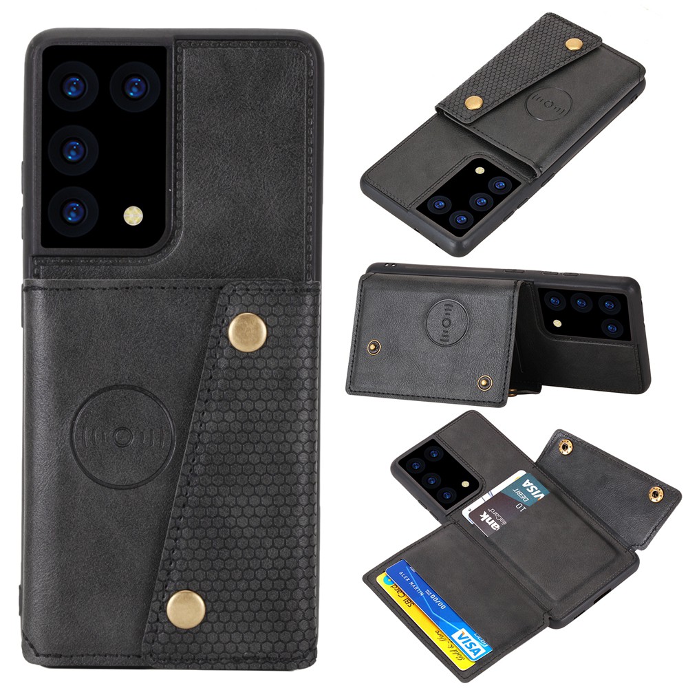 Bao Da 4 Ngăn Đựng Thẻ Cho Samsung Galaxy S21 Ultra S21 + S10 S20 Plus Fe S10E | BigBuy360 - bigbuy360.vn