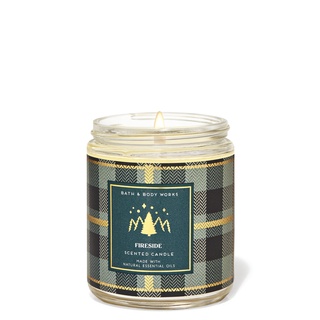 Nến thơm bath and body work fireside 1 bấc 198gr