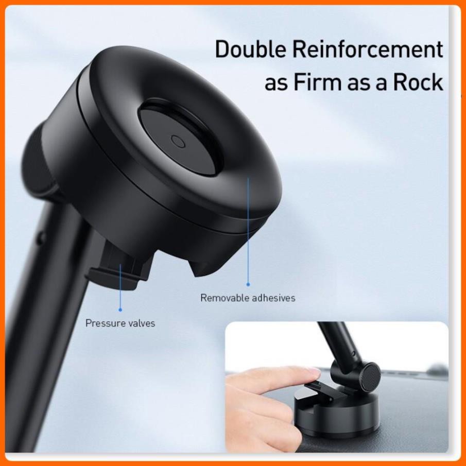 Giá Đỡ Điện Thoại Trên Ô Tô Điều Chỉnh 180 Độ , Cố Định Bằng Áp Suất Khí Thương Hiệu Baseus - Phân Phối Bởi TopLink | BigBuy360 - bigbuy360.vn