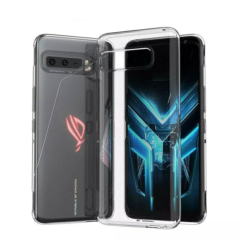 Ốp lưng Rog Phone 3 silicon dẻo trong suốt cao cấp lâu ố vàng siêu bền
